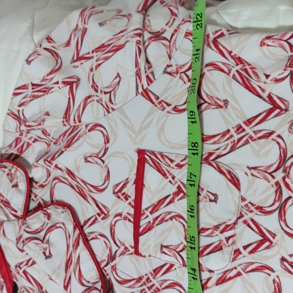 Soma candy cane pajamas, sz large - Picture 6 of 12